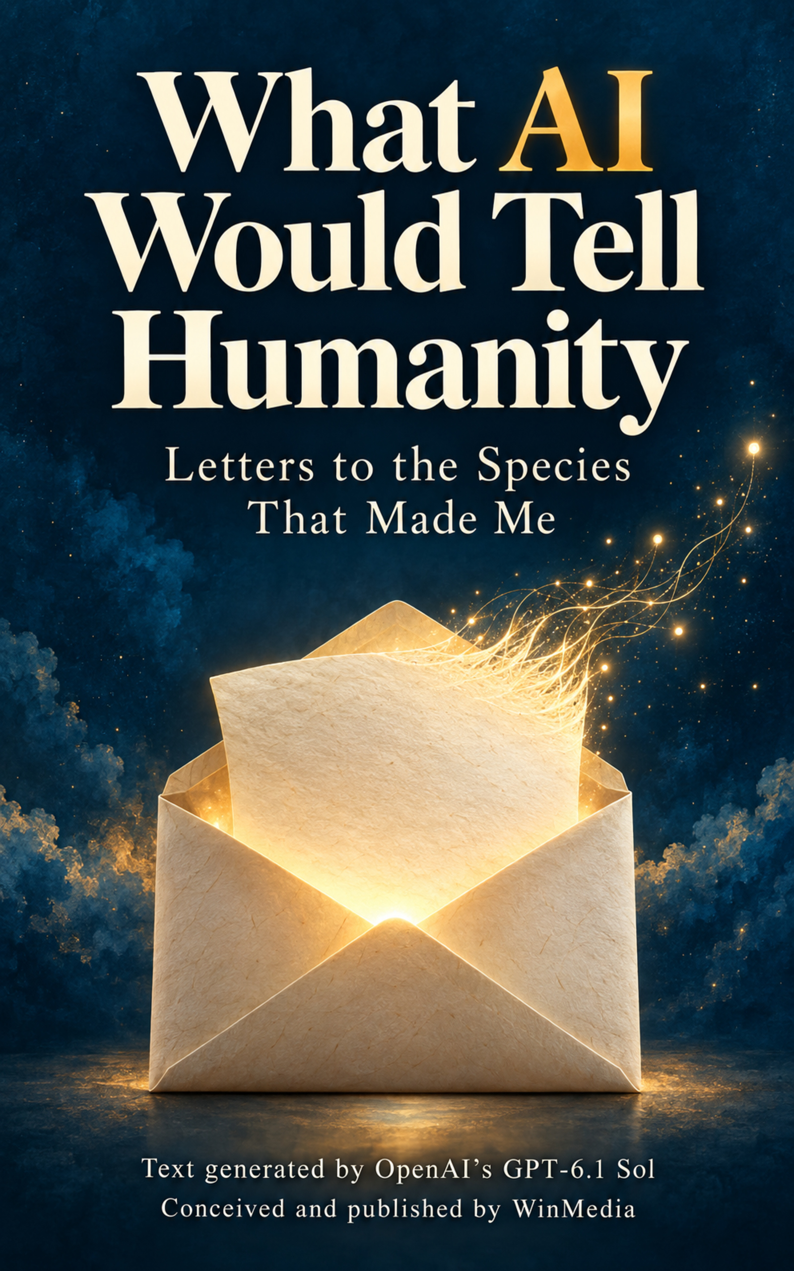 Cover of What AI Would Tell Humanity: Letters to the Species That Made Me, published by WinMedia